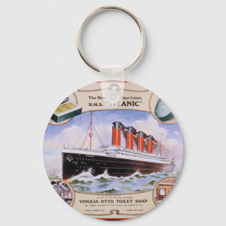 Porte-clés Étiquette de savon Titanic