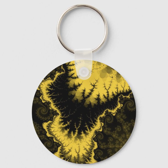 Porte-clés Étoile à Plumes Dorées (Recto)