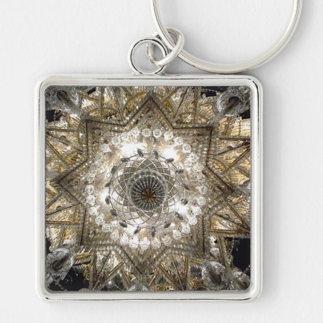 Porte-clés étoile 'Crystal' (Devant)