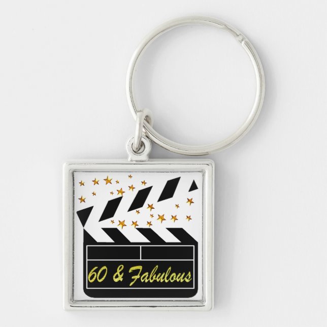PORTE-CLÉS ÉTOILE DE FILM DE 60 ANS (Devant)