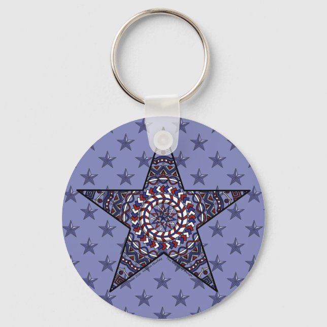 Porte-clés Étoile de l'Indépendance (Recto)
