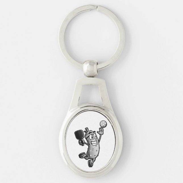 Porte-clés Étoile de Pickleball (Devant)