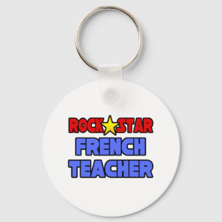 Porte-clés Étoile de rock Enseignant français