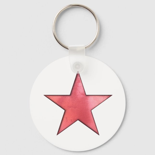 Porte-clés étoile rouge (Recto)