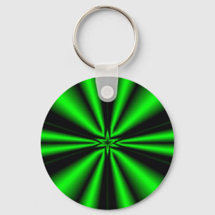 Porte-clés étoile verte de l'espoir