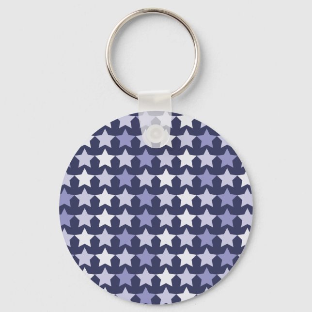 Porte-clés Étoiles bleues de la marine patriotique (Recto)