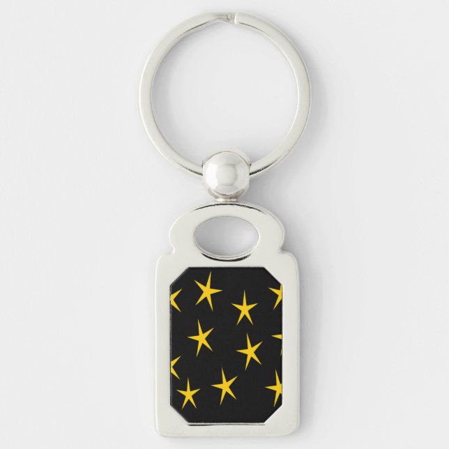 PORTE-CLÉS ÉTOILES JAUNES (Devant)