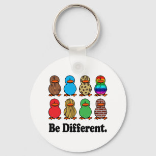 Porte-clés Être différents canards