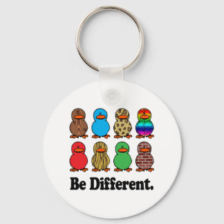 Porte-clés Être différents canards