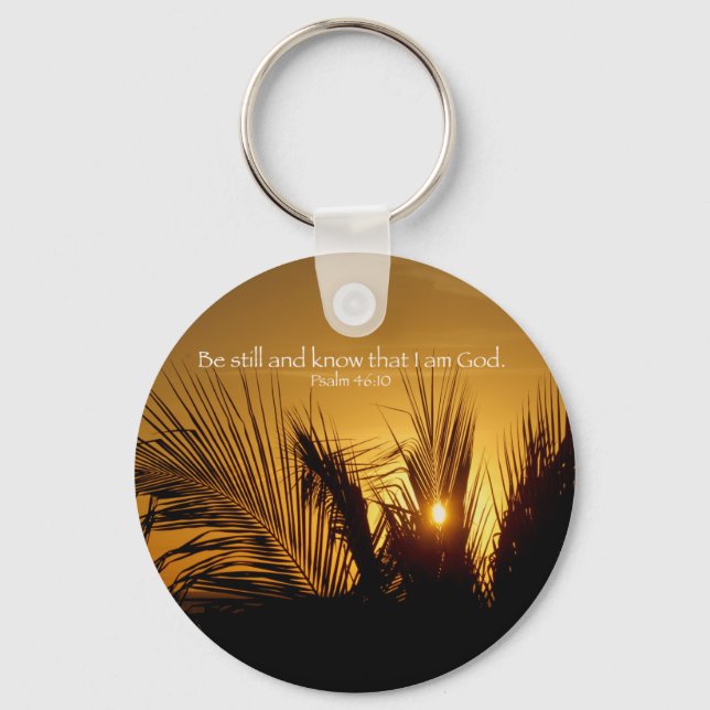 Porte-clés Être encore au coucher du soleil (Recto)