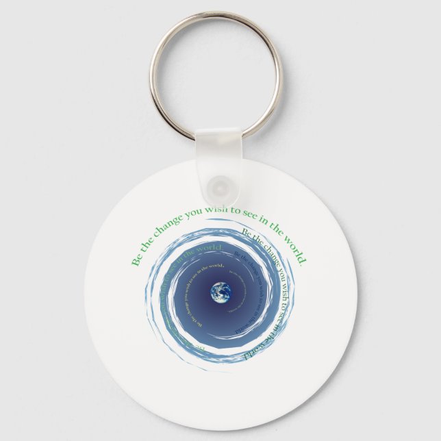 Porte-clés Être le changement (Recto)