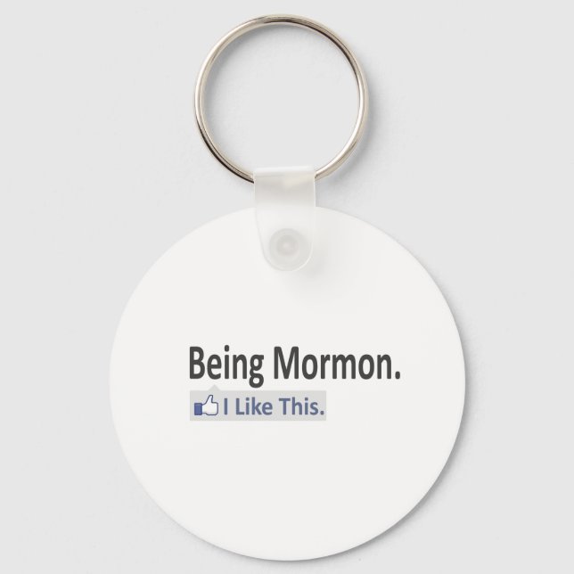 Porte-clés Être Mormon... J'Aime Ça (Recto)