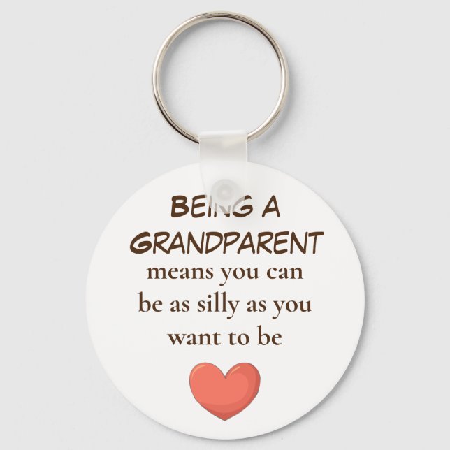 Porte-clés Être Un Grand-Parent porte - clé (Recto)