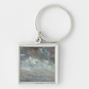 Porte-clés Étude de nuage, 1821 (huile sur le papier à bord