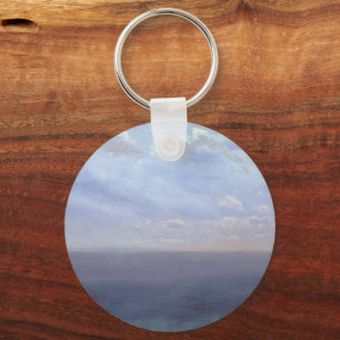 Porte-clés Étude sur le nuage avec mer et ciel - Albert Biers