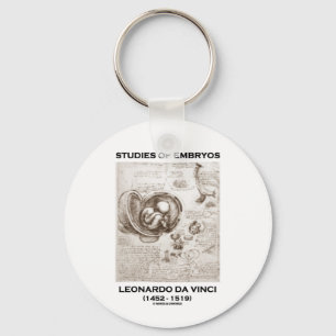 Porte-clés Études des embryons (Leonardo da Vinci)
