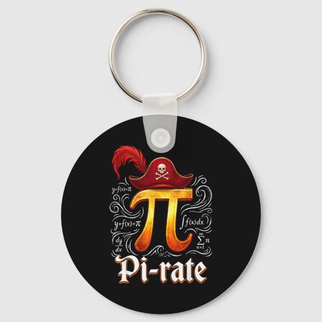 Porte-clés Étudiant en science de pirate Prof de maths Drôle  (Recto)