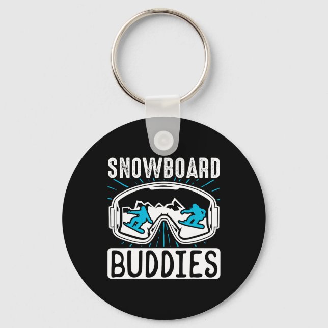 Porte-clés Étudiants du snowboard (Recto)