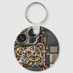 Porte-clés Étui de téléphone à circuit imprimé de technologie