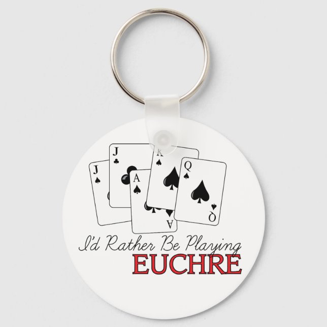Porte-clés Euchre Jeu (Recto)