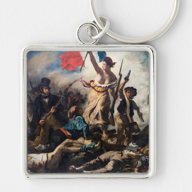 Porte-clés Eugene Delacroix - La Liberté guidant le peuple (Devant)