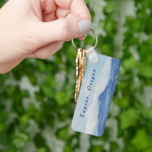 Porte-clés "Eugene, Oregon" Porte - clé à deux côtés