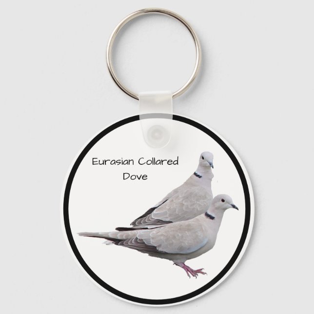 Porte-clés Eurasian Collared Dove (Recto)
