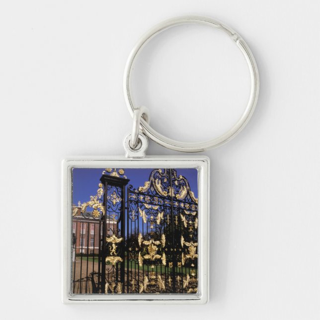 Porte-clés Europe, Angleterre, Londres. Porte dorée à l'extér (Devant)