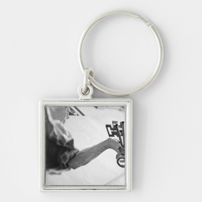 Porte-clés Europe, Autriche, Salzbourg. Statue avec clés (Devant)