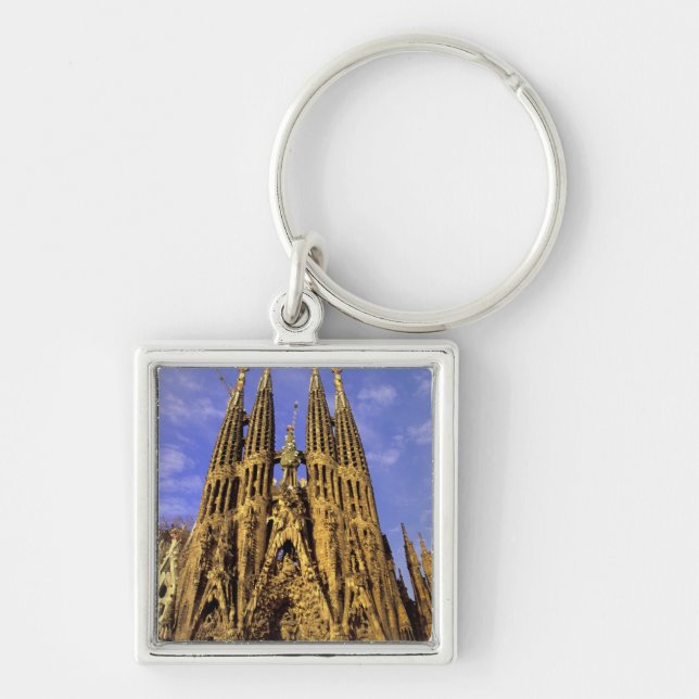 Porte-clés Europe, Espagne, Barcelone, Sagrada Familia (Devant)