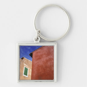 Porte-clés Europe, France, Roussillon. Les murs colorés sont
