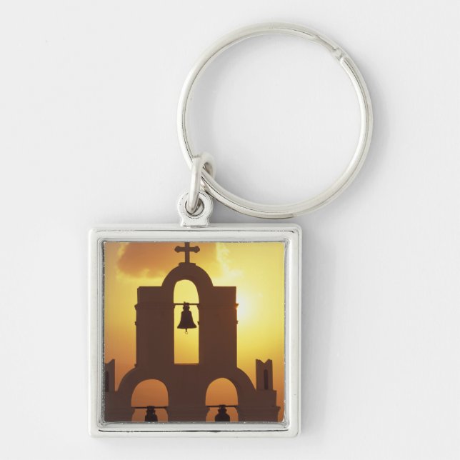 Porte-clés Europe, Grèce, Îles Cyclades, Santorin, (Devant)