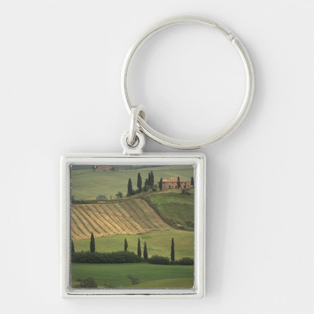 Porte-clés Europe, Italie, Toscane, Val d'Orcia, Toscan (Devant)