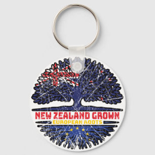 Porte-clés European Union EU Europe New Zealander New Zealand