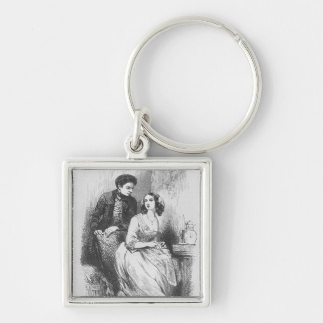 Porte-clés Ève et David Sechard (Devant)