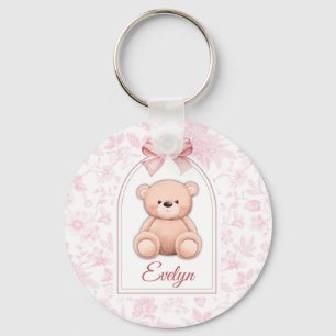 Porte-clés Evelyn   Conception personnalisée d'ours en peluch