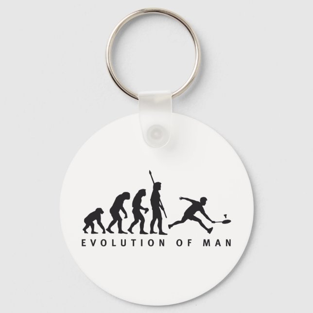 Porte-clés evolution badminton (Recto)