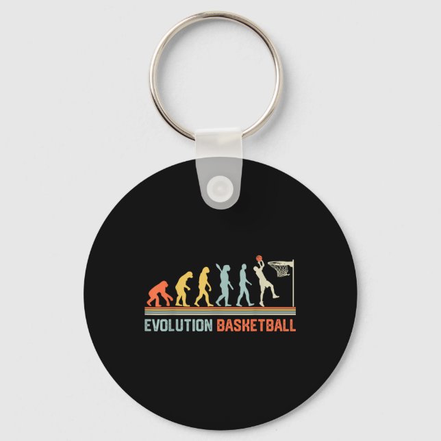 Porte-clés Evolution Basketball - Amateurs de basket-ball Spo (Recto)