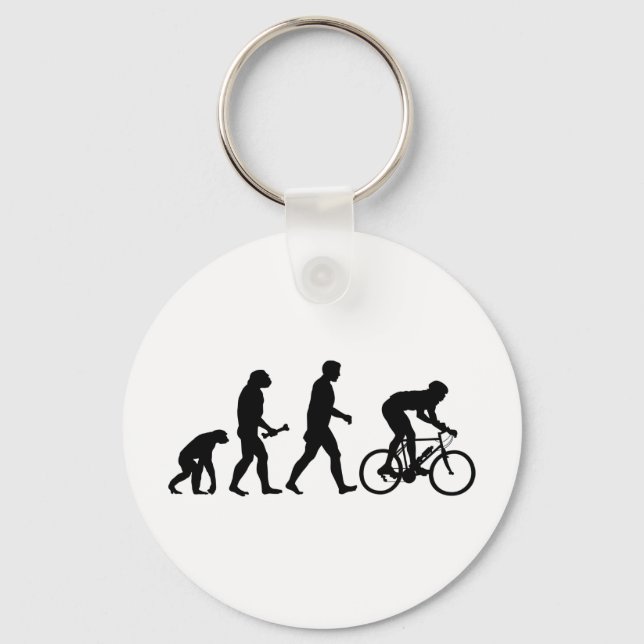Porte-clés Évolution cycliste (Recto)