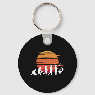 Porte-clés Évolution de grill vintage fête des pères grill BB