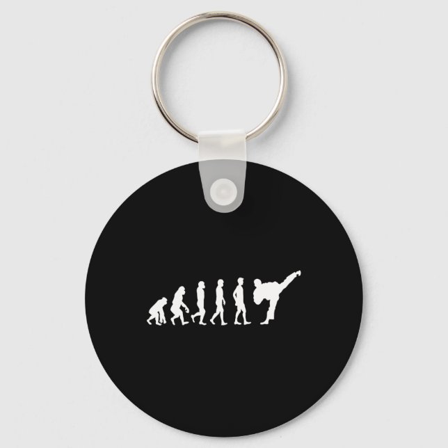 Porte-clés Évolution de Karaté Cadeau parfait Judo Arts marti (Recto)