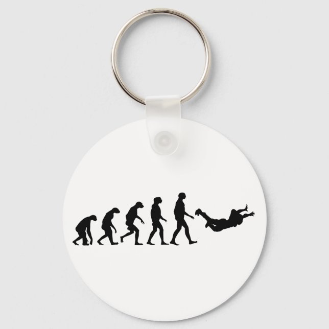 Porte-clés Évolution de la Skydiving (Recto)