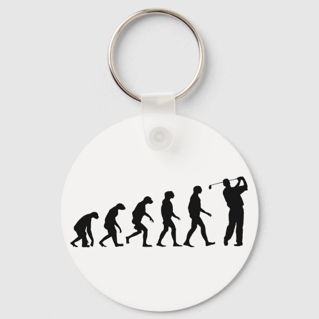 Porte-clés Évolution du golf (Recto)
