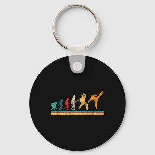 Porte-clés Évolution du karaté - Entraîneur d'arts martiaux K