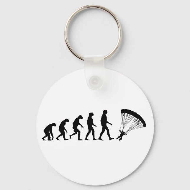 Porte-clés Évolution du parachutage (Recto)