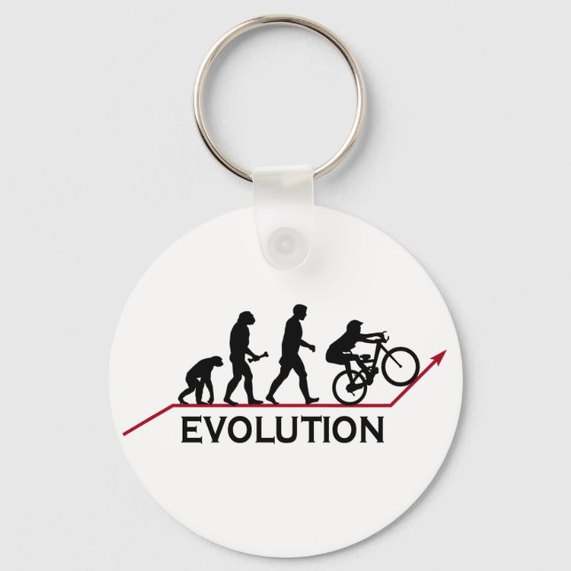 Porte-clés Évolution du VTT (Recto)