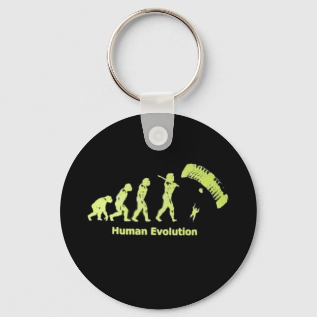 Porte-clés Évolution humaine SkyDive (Recto)