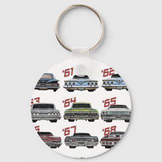 Porte-clés Evolution of the 60s Impala,1960,Hot Rod,Muscle Ca