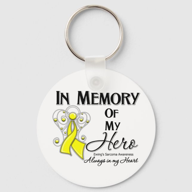 Porte-clés Ewing Sarcoma en mémoire de mon héros (Recto)