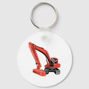 Porte-clés excavatrice de construction de bêcheur mécanique